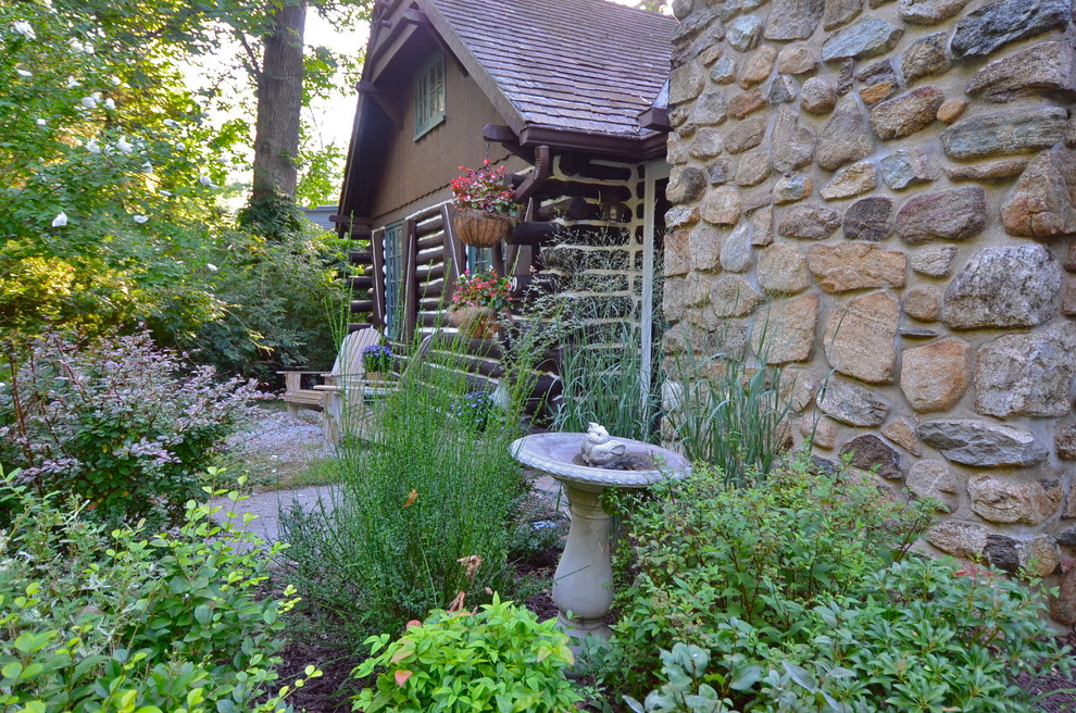 1934 Lake Mohawk NJ Log Cabin Rustic Landscape New York by