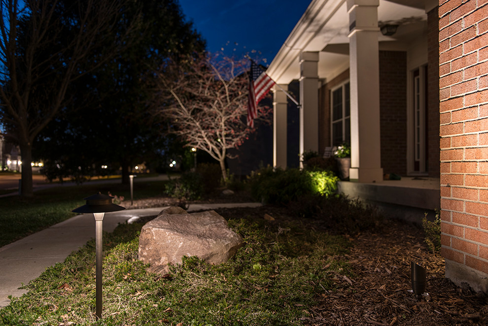 2 story traditional home Traditional Landscape Indianapolis by