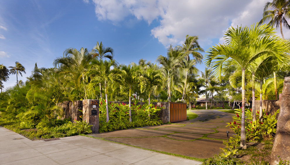 Foto di un giardino tropicale