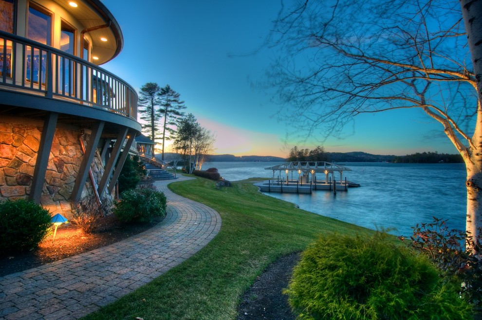 296 Edgewater Drive, Lake Winnipesaukee Craftsman Jardin Boston