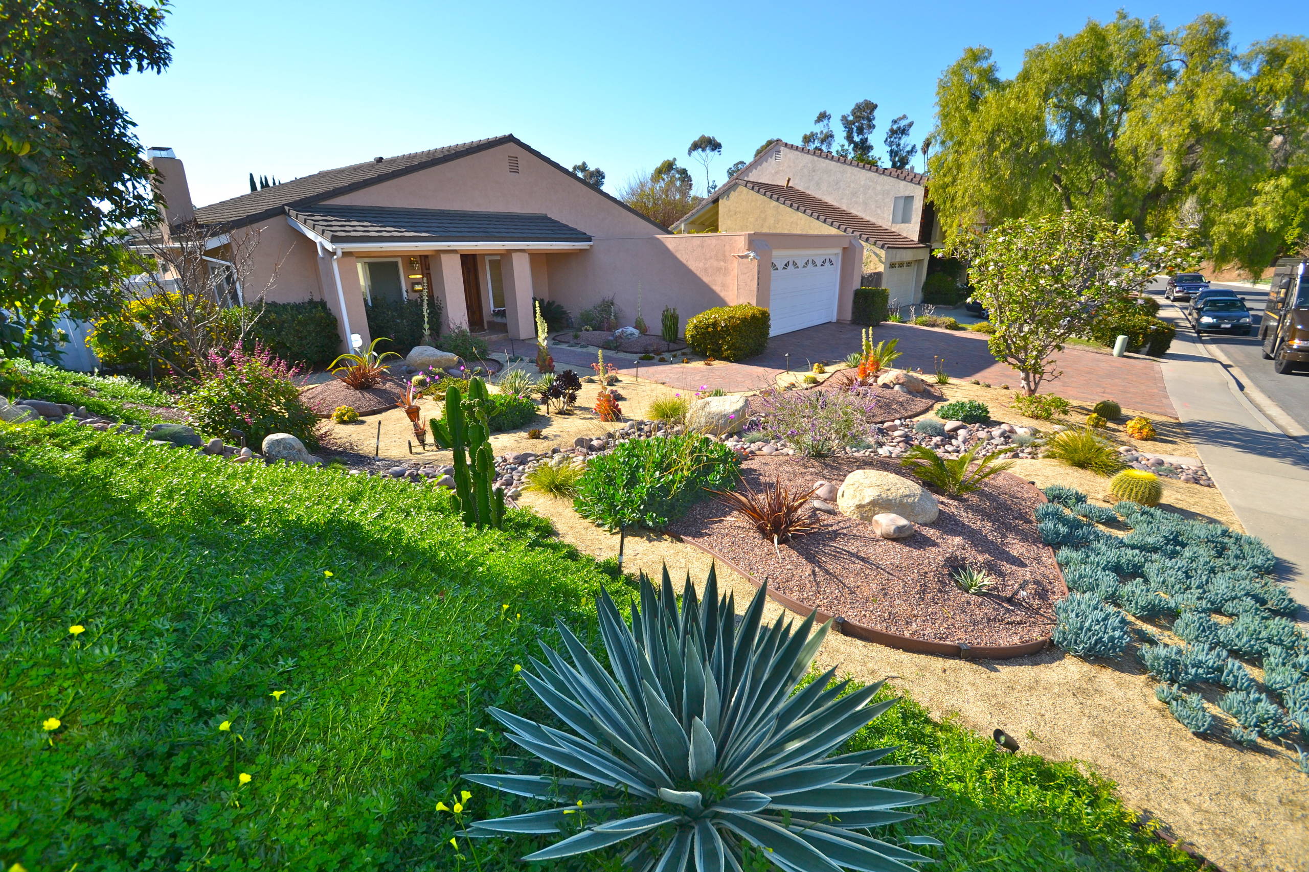 low water landscaping front yard