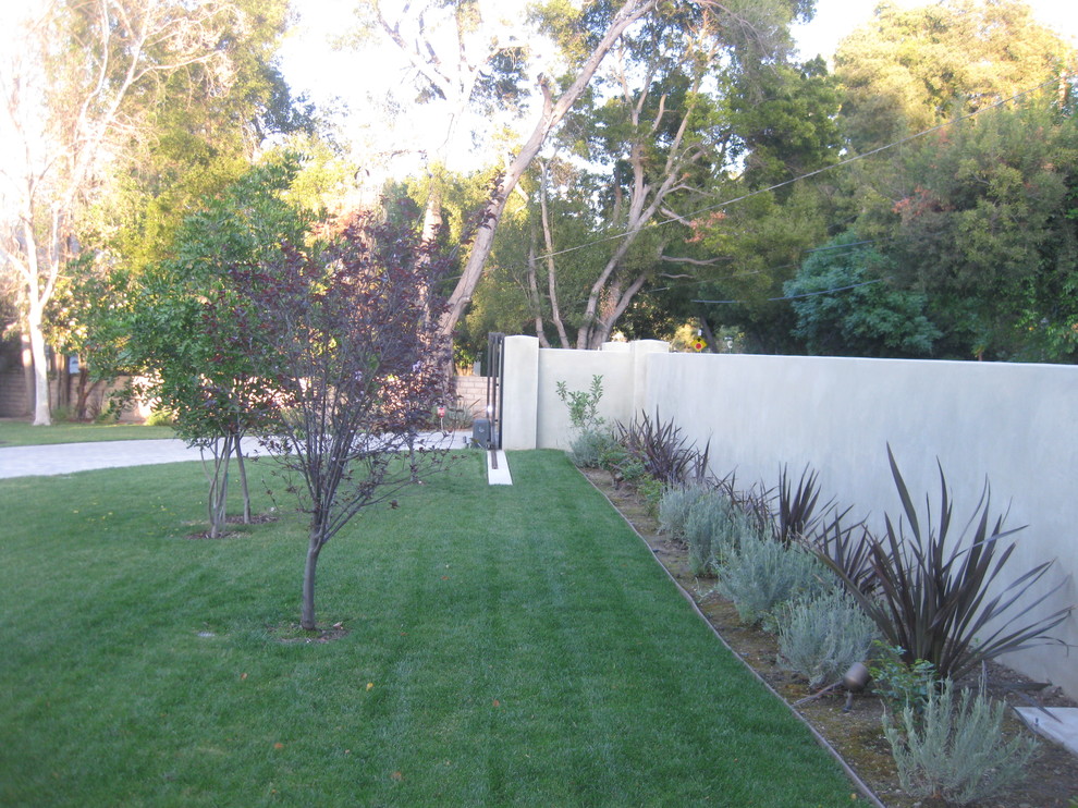 A complete redo of the front yard. A practical solution and a beautiful