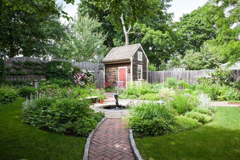 A Designer's House Traditional Landscape Boston by Cebula