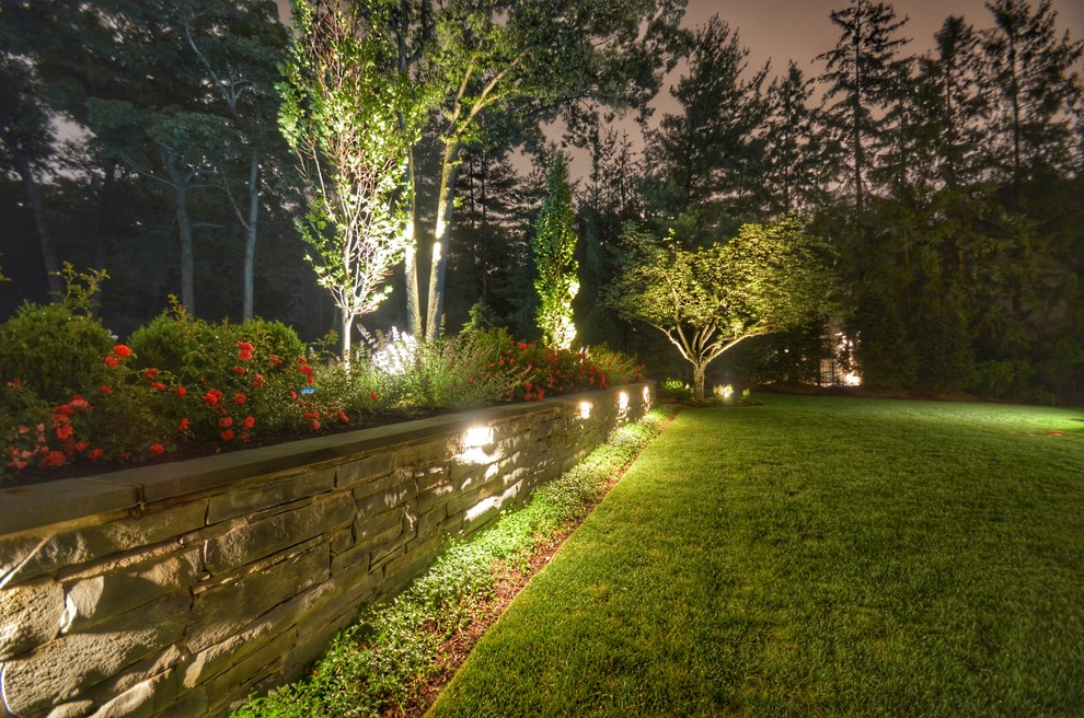 A Grand View in North Caldwell, NJ Contemporary Landscape New