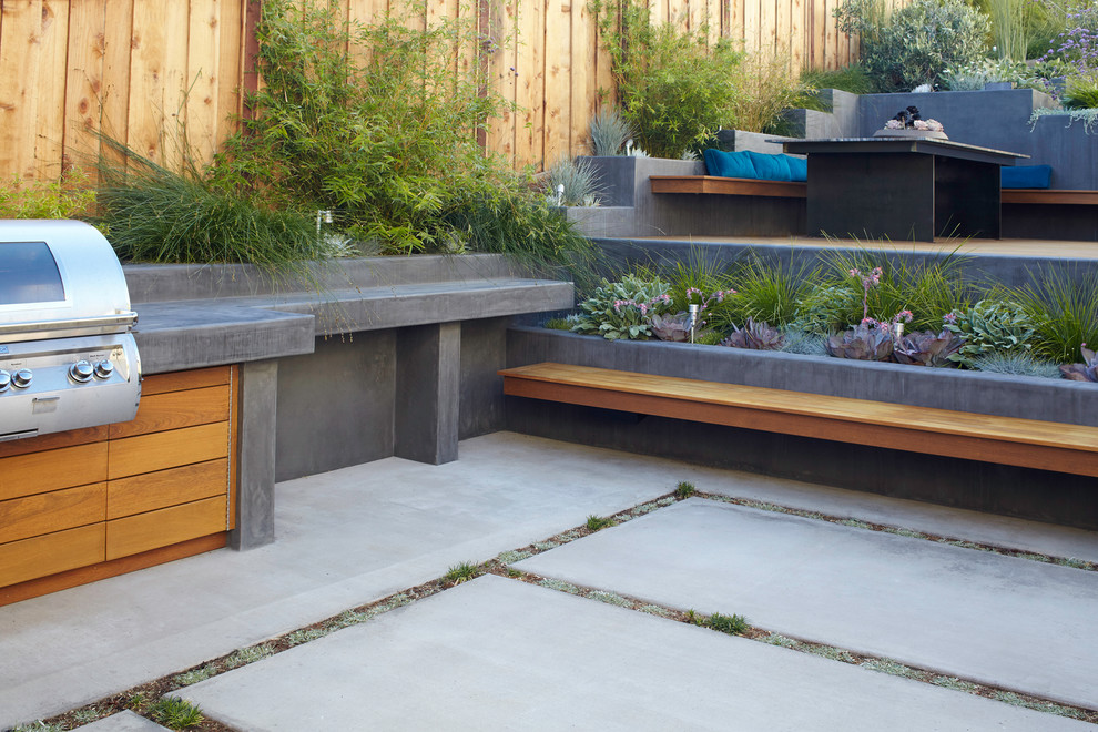 Inspiration for a modern garden in San Francisco.