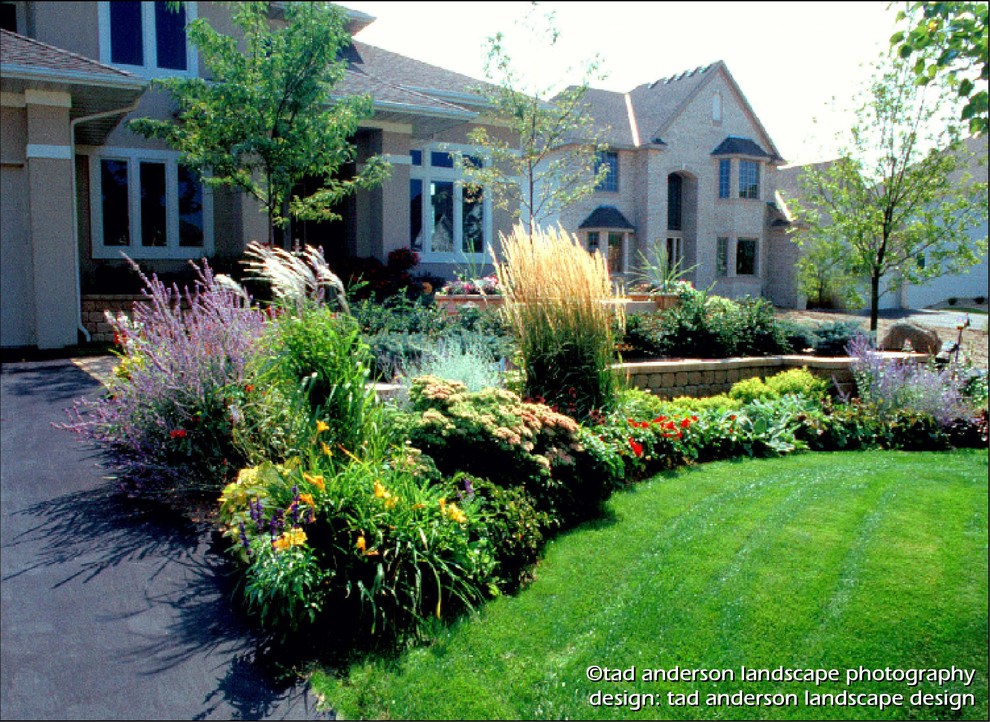 A Entry Courtyard Soft Textures. Minnesota Landscape Design