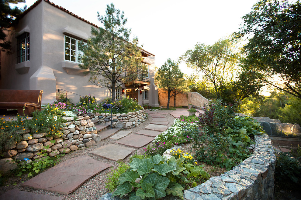 Adobe Homes in Santa Fe New Mexico Southwestern Landscape Other