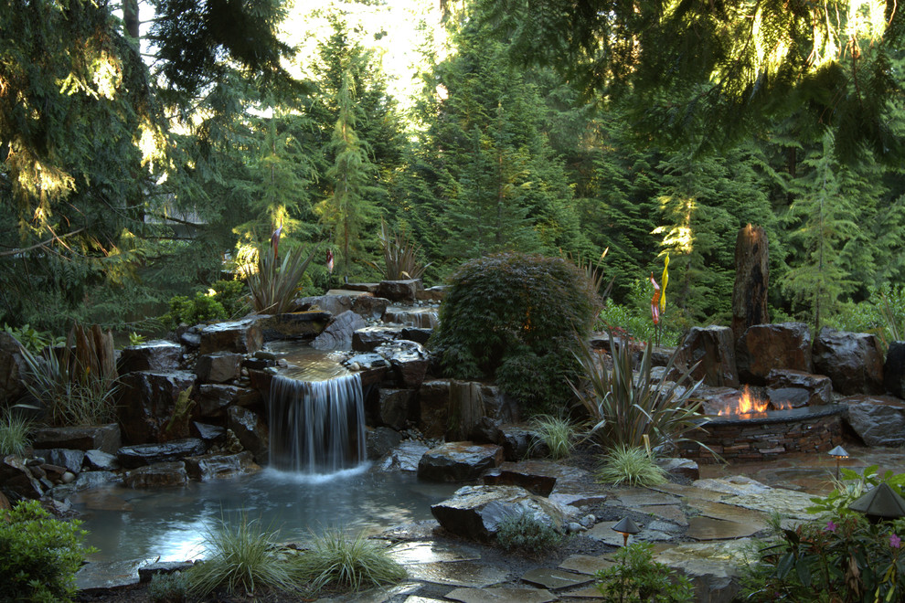 Klassischer Garten in Seattle