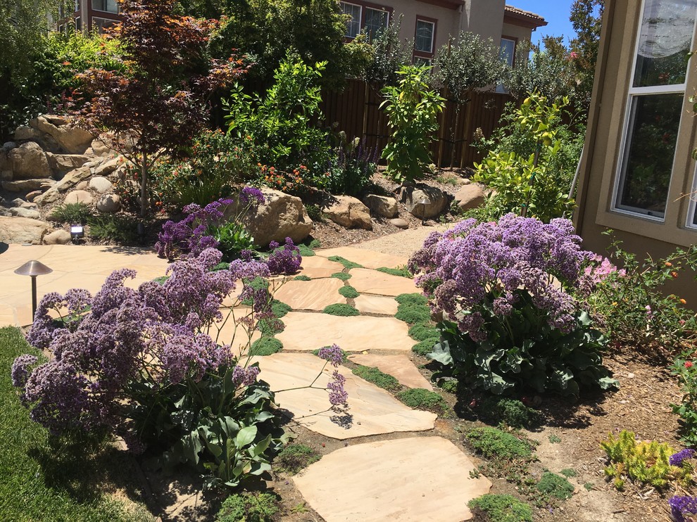 サンフランシスコにあるラスティックスタイルのおしゃれな庭の写真
