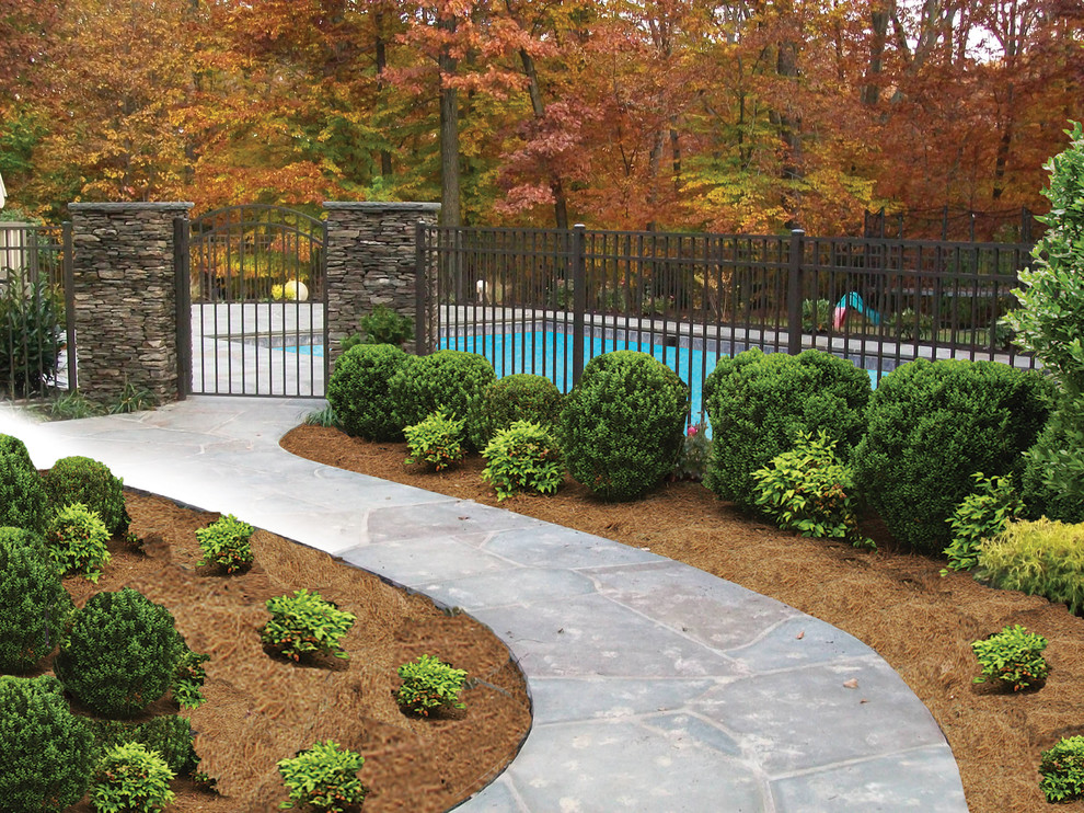 Aluminum Fencing Traditional Landscape by National Fence Systems