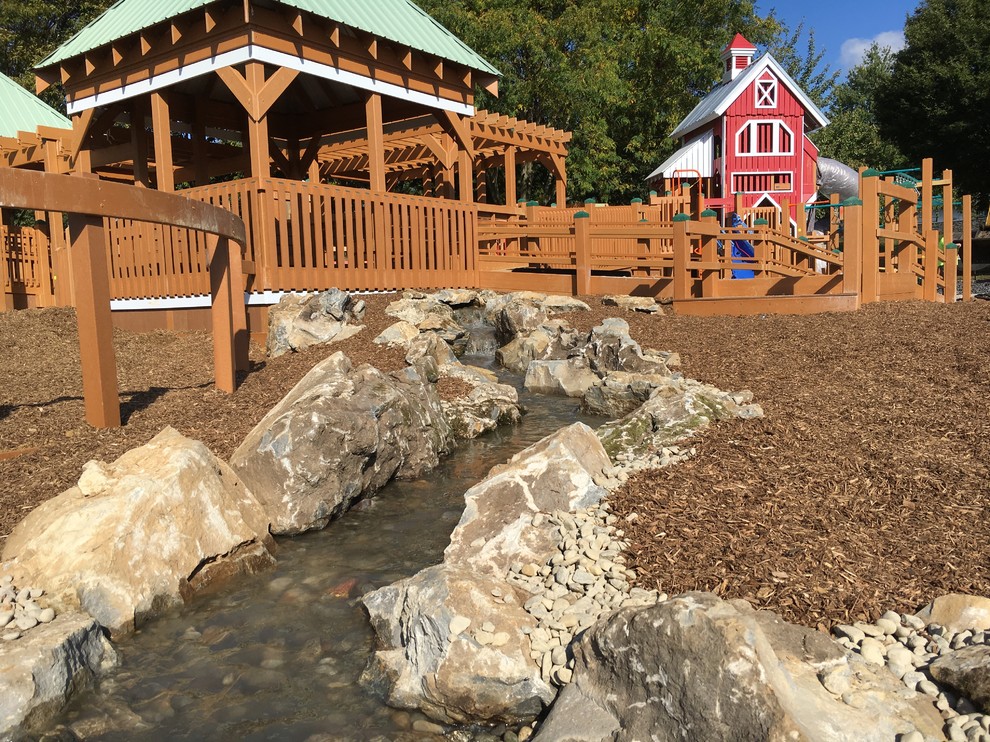 Amos Herr Dream Park Water Feature Landscape Other by C.E. Pontz