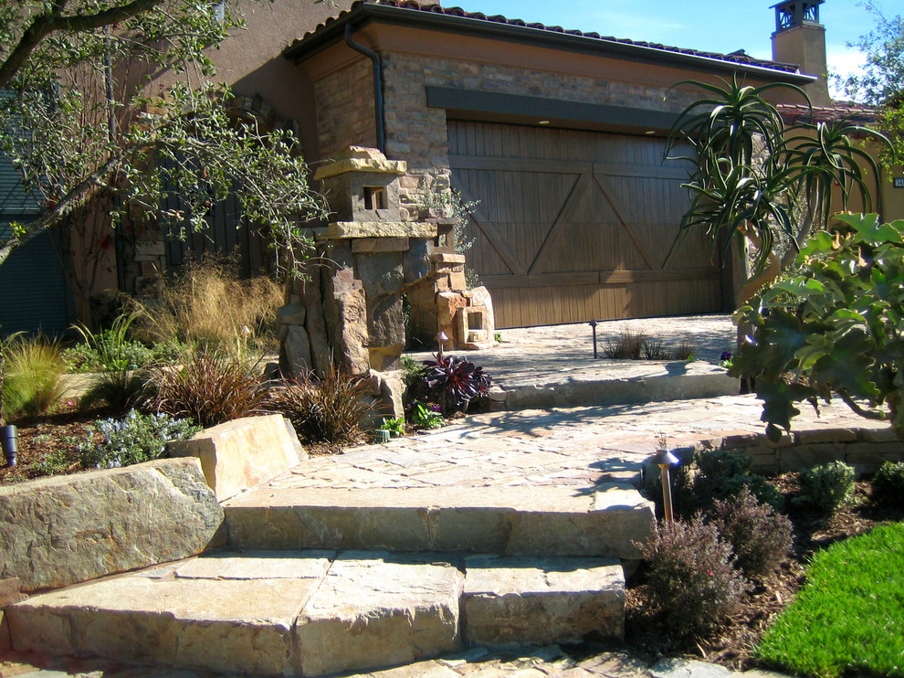 Photo of an asian stone landscaping in Los Angeles.