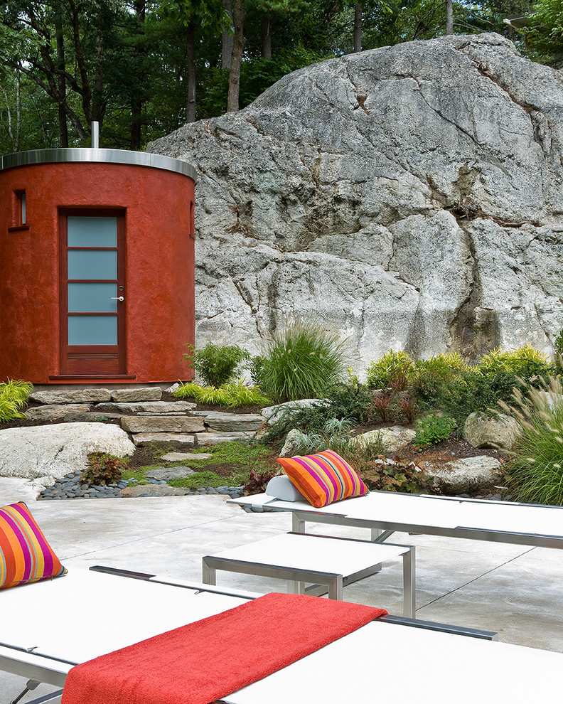 Andover Pool Contemporary Landscape Boston by Sudbury Design