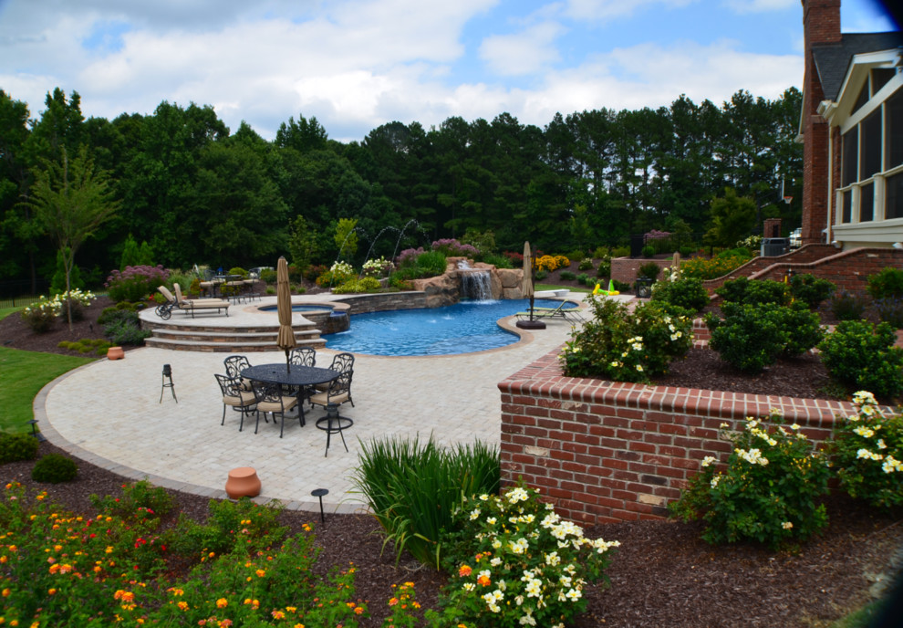 Apex, North Carolina - Custom Pool - Landscape - Raleigh - by Jim ...