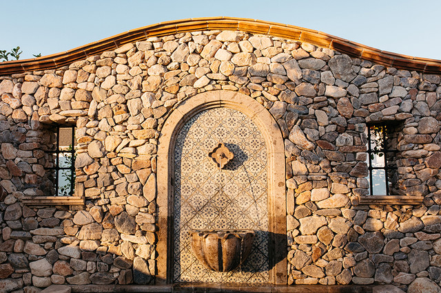 Arcadia Spanish Colonial Fountain Wall Traditional Garden