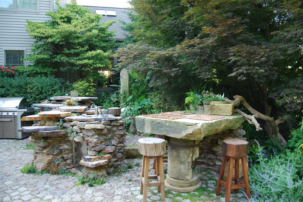 Eclectic patio in Other.