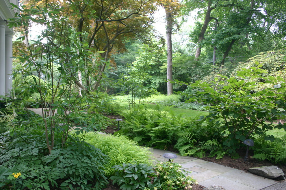Klassischer Vorgarten im Frühling in Philadelphia