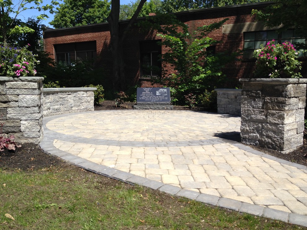 Armstrong Memorial Traditional Landscape Boston by Brookwood Landscape and Stonework Inc