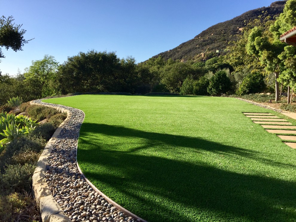 Artificial Grass Garden Santa Barbara by EcoLawn SB Houzz UK