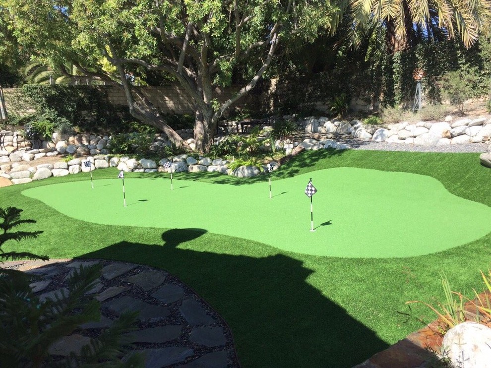 Artificial Turf Putting Green for Golf Enthusiast Landscape Los