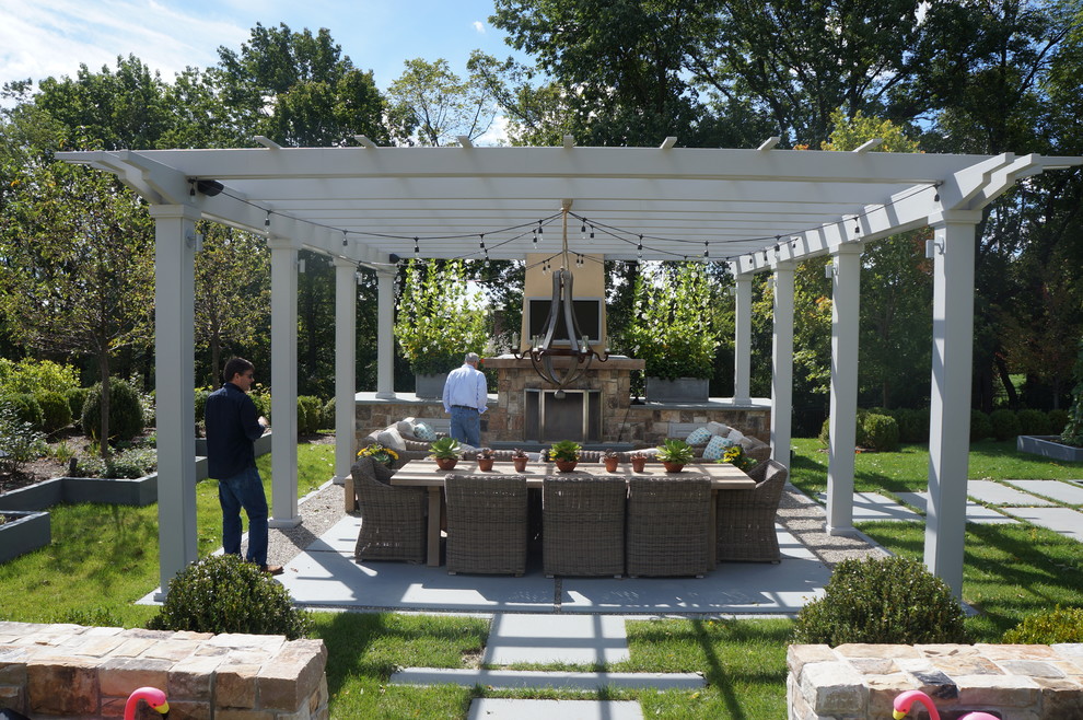 Eklektischer Garten in New York