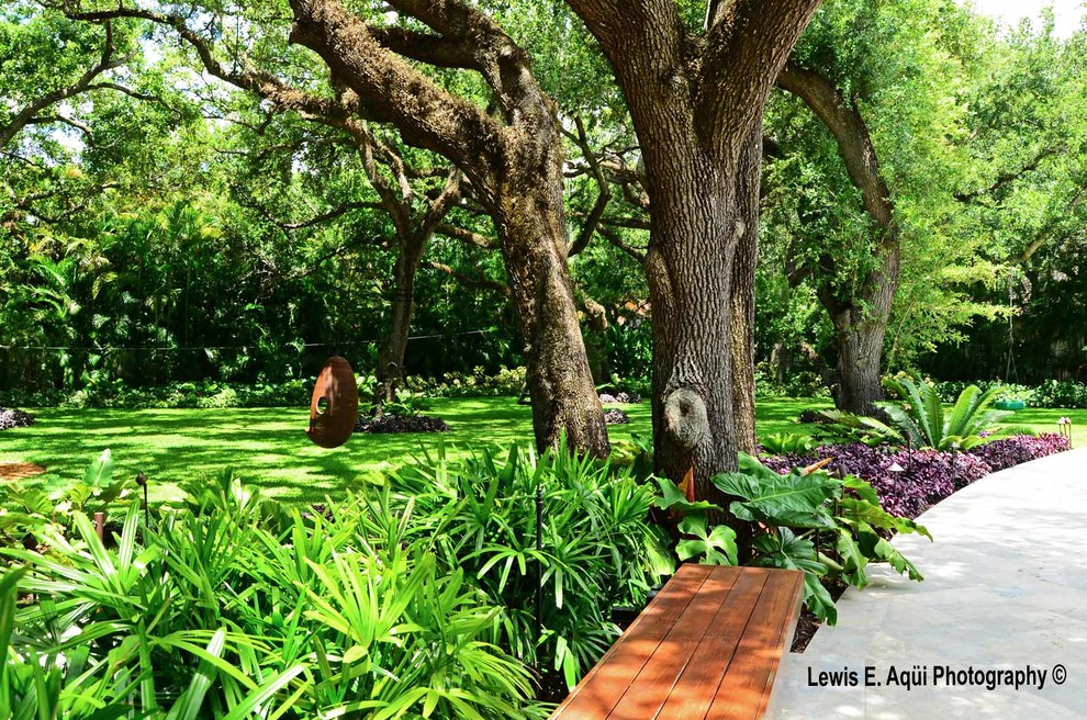 Inspiration for a contemporary garden in Miami.