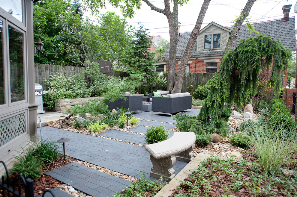 Photo of a world-inspired garden in Columbus.