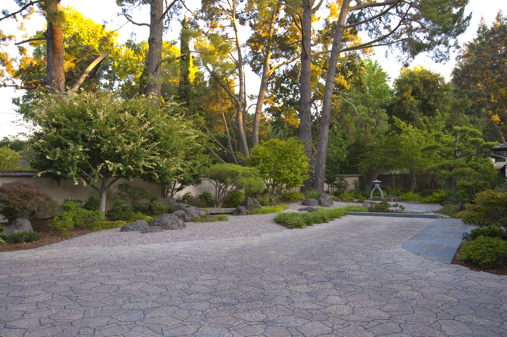 サンフランシスコにあるアジアンスタイルのおしゃれな庭の写真