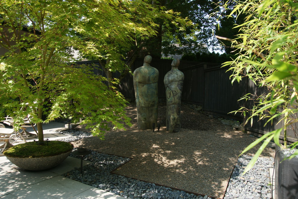Design ideas for a modern garden in Portland.