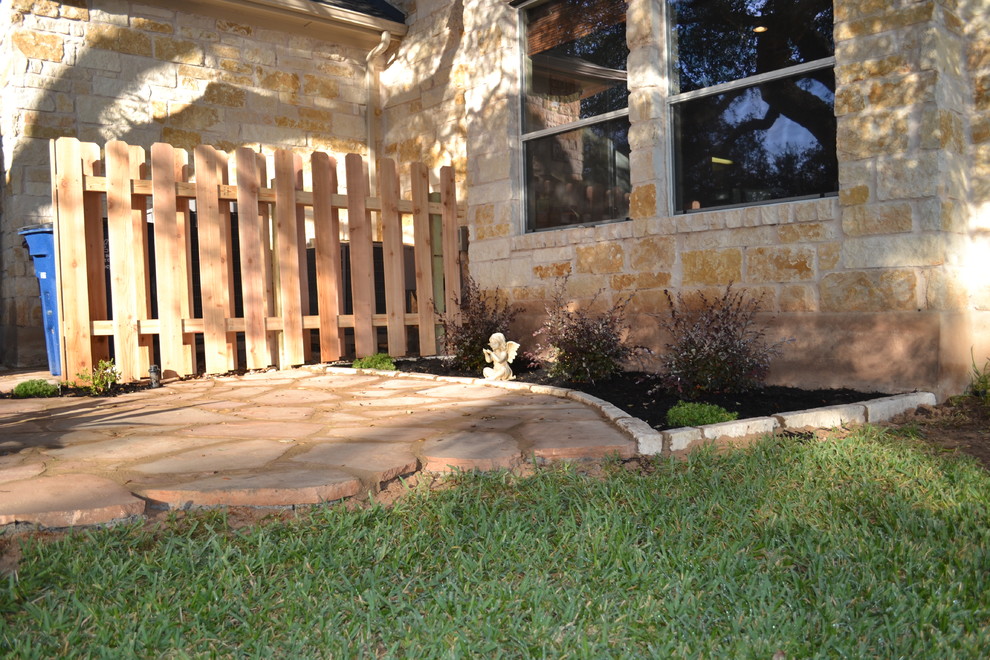 This is an example of a transitional landscaping in Austin.