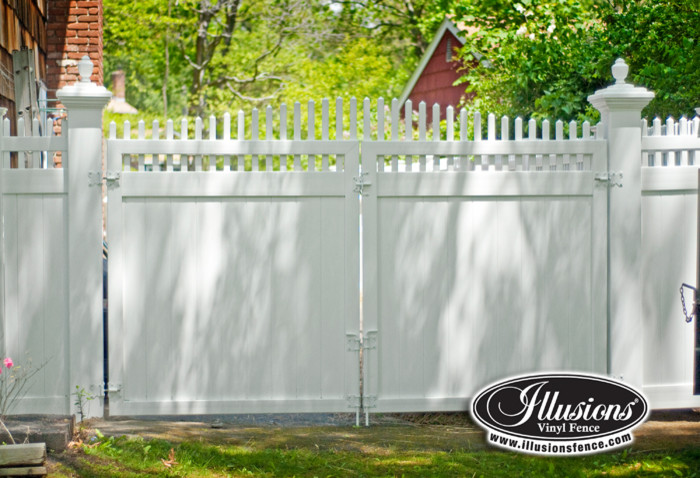 White Vinyl Fencing Houzz