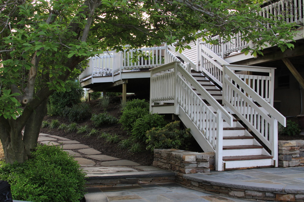Back Yard Patio Renovation in Hunterdon County New Jersey Traditional