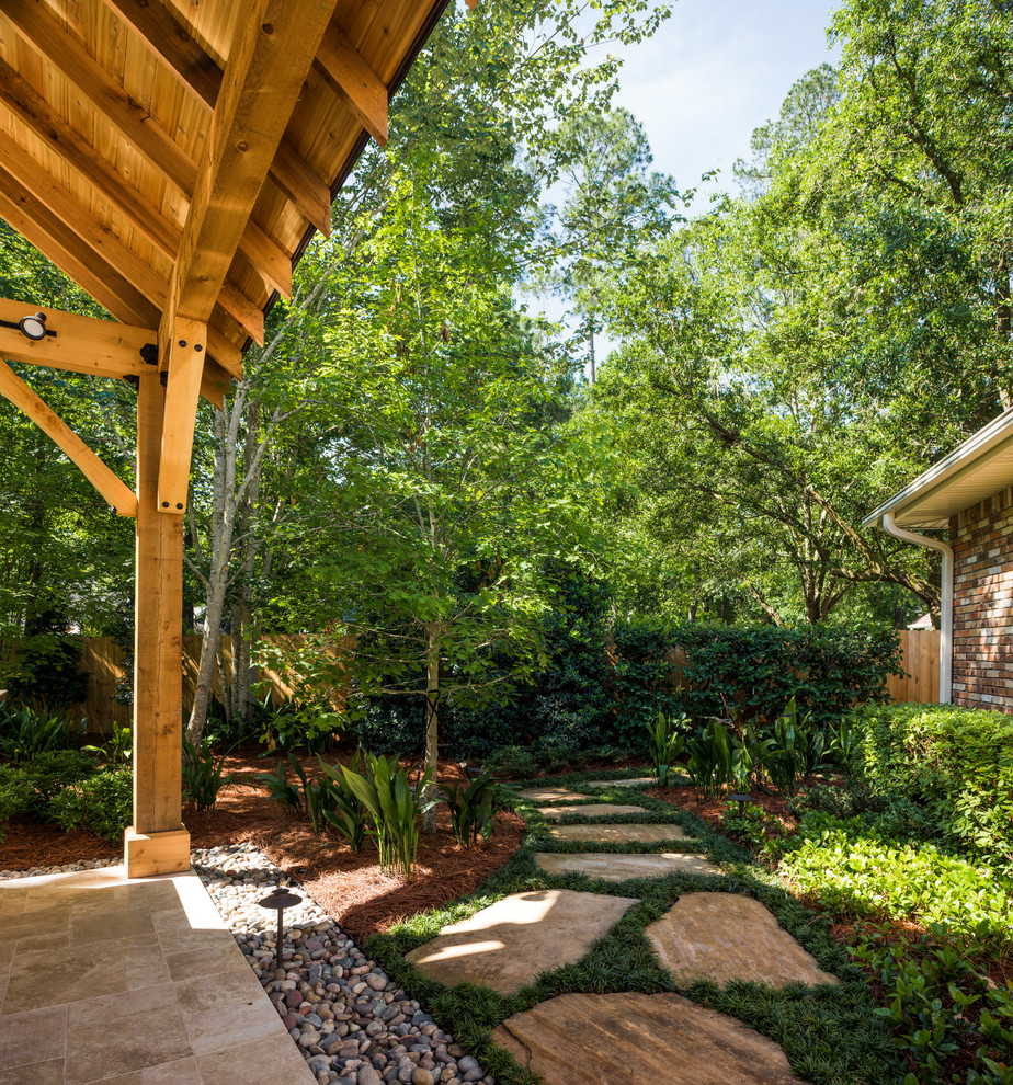 Backyard Destination Craftsman Landscape New Orleans by
