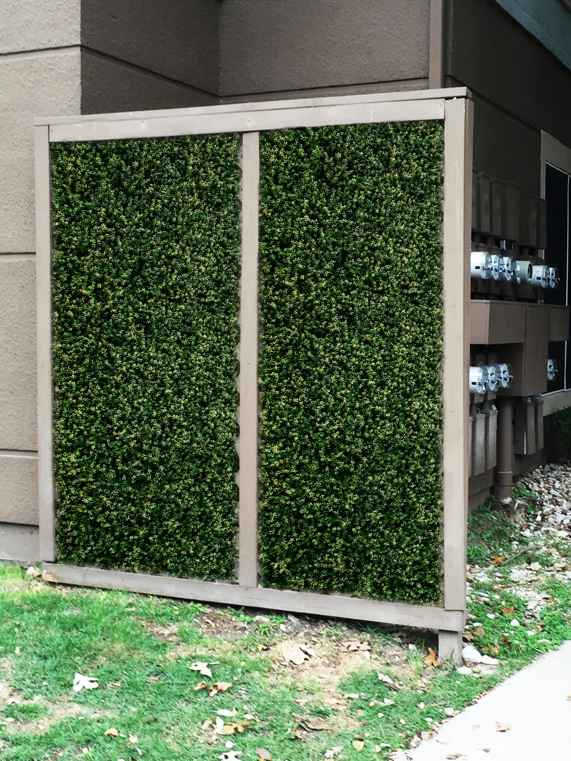 artificial foliage wall panels on Artificial Ivy Hedge Ideas Houzz