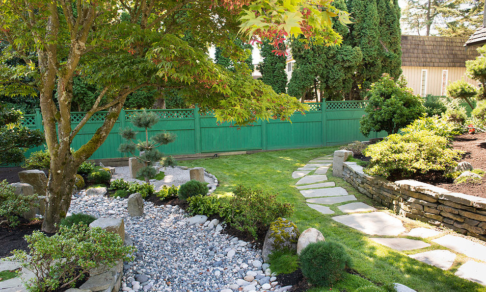 Design ideas for an asian landscaping in Vancouver.