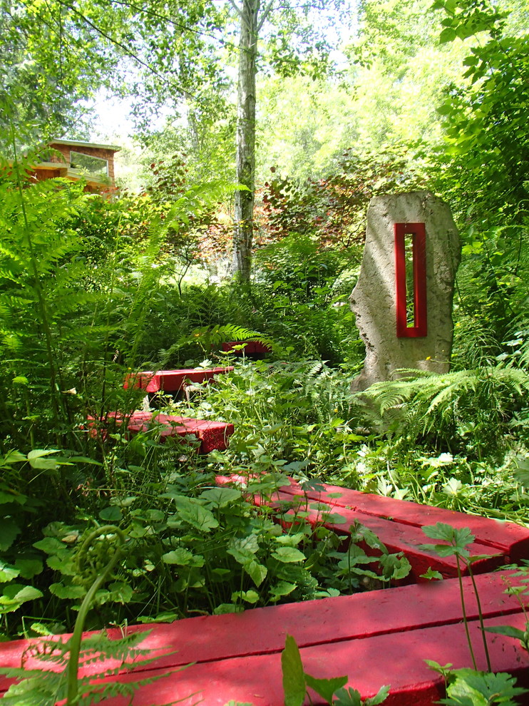 Eklektischer Garten in Seattle