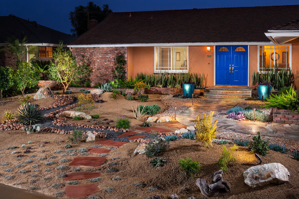 Barker Way, Placentia Southwestern Landscape Orange County by