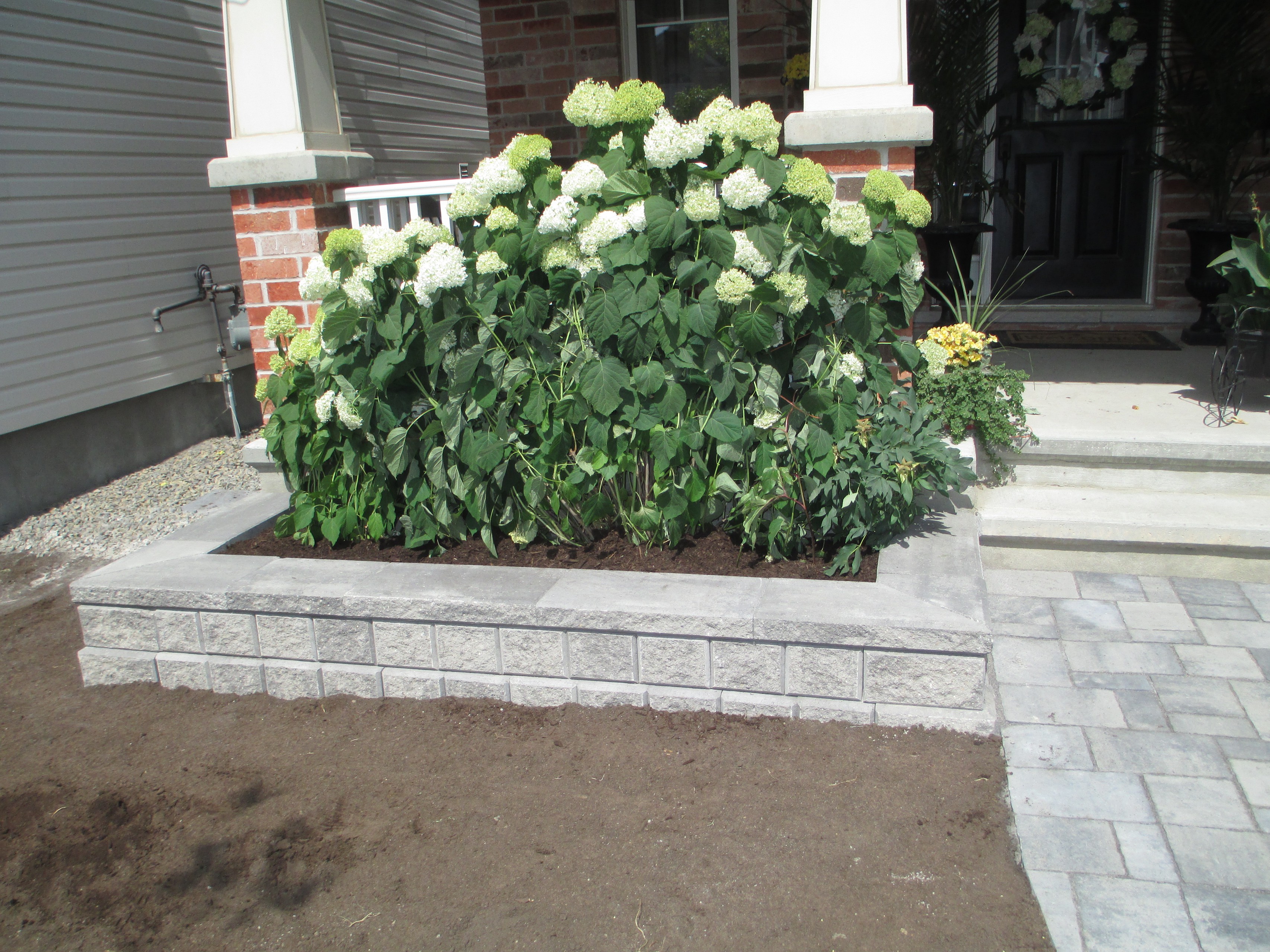 Barrhaven Front Yard Side Yard Landscaping Modern Landscape Ottawa By Harmony Gardens Landscaping Inc Houzz