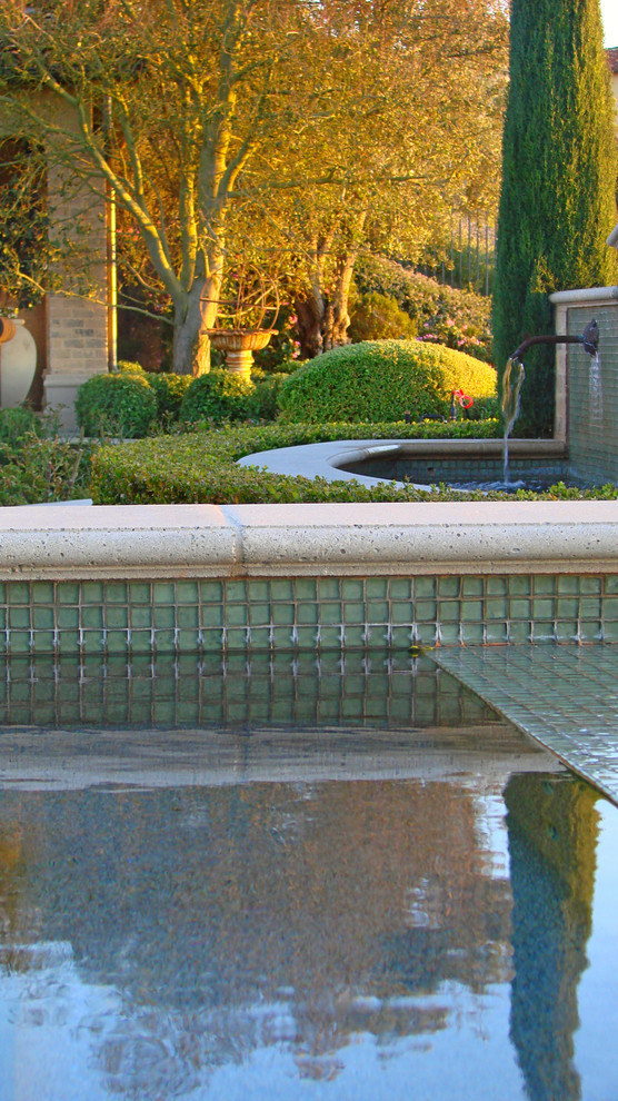 Exemple d'un jardin méditerranéen.