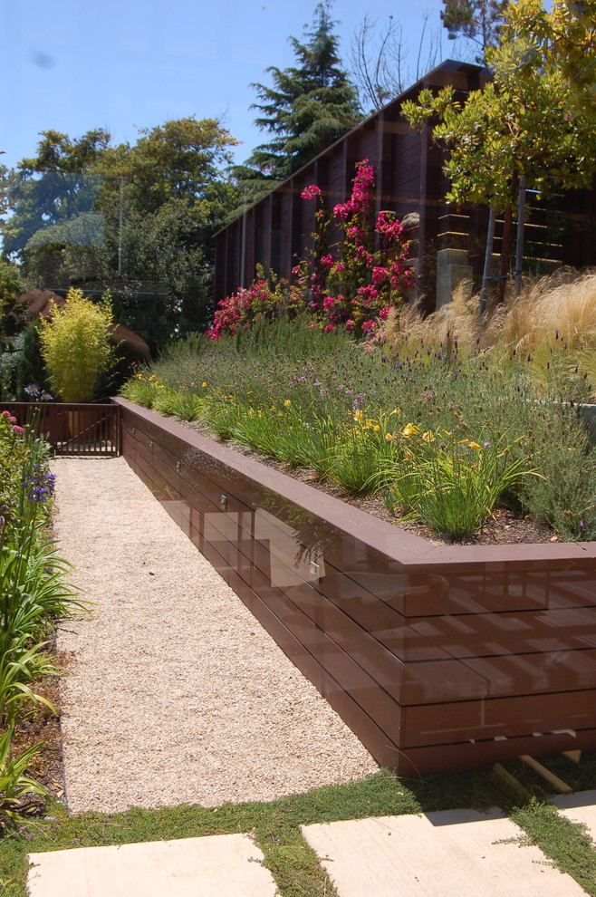 Aménagement d'un jardin méditerranéen.