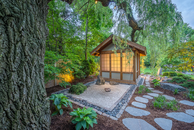 Bayside Zen Garden, Bayside, WI - Asian - Landscape - Milwaukee - by  LandCrafters, LLC