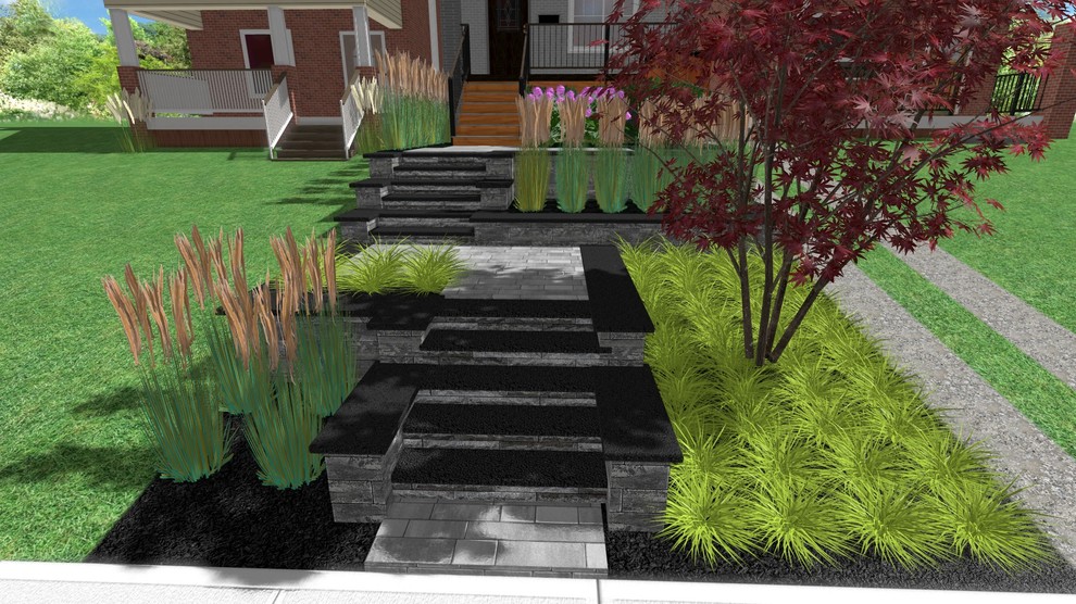 Beach Front Yard Contemporary Landscape Toronto by Green Apple