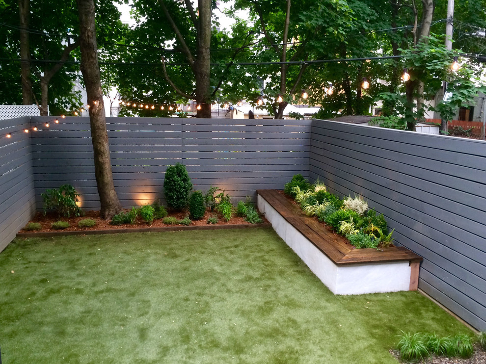 Esempio di un giardino minimal esposto in pieno sole dietro casa e di medie dimensioni