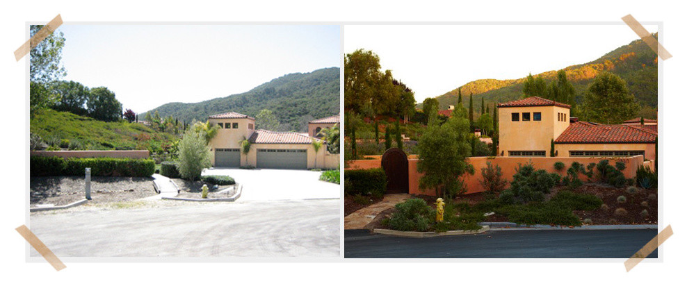 This is an example of a mediterranean landscaping in San Luis Obispo.