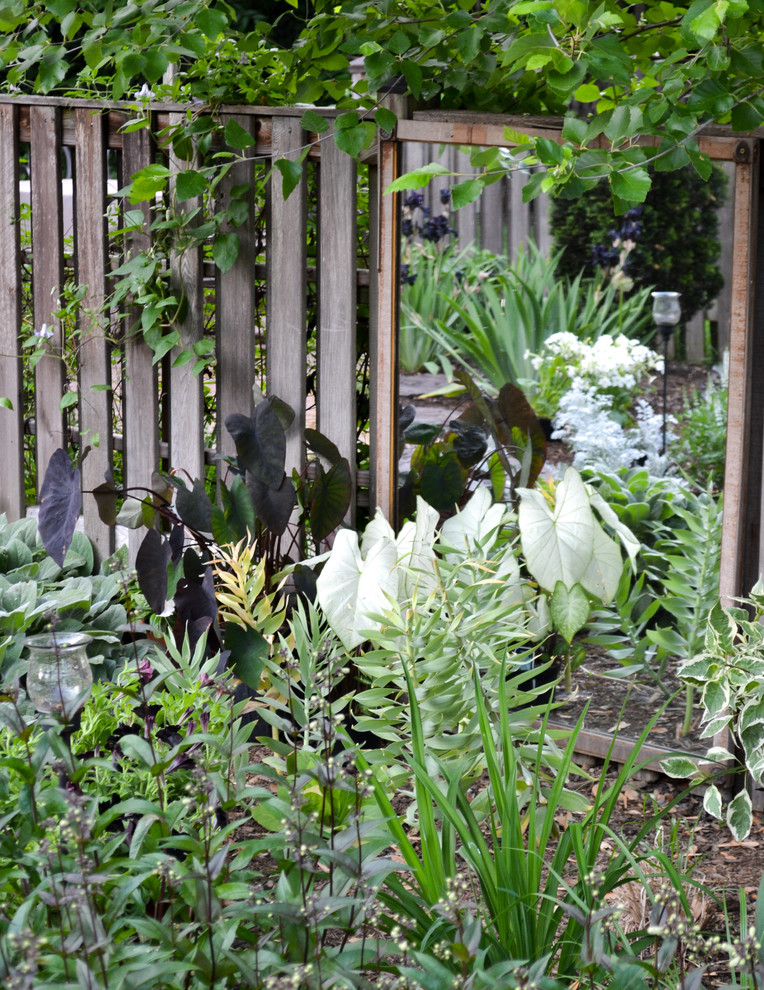 Black & White Garden Contemporary Landscape DC Metro by Mary