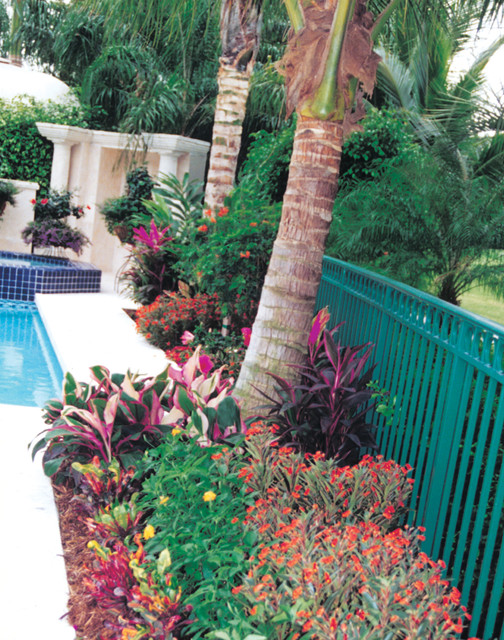 Boca Raton Luxury Garden Tropical Garden Miami by Pamela