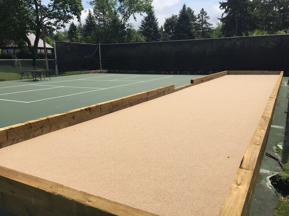 Bocce Ball Courts Landscape Chicago by Sport Court Midwest Houzz