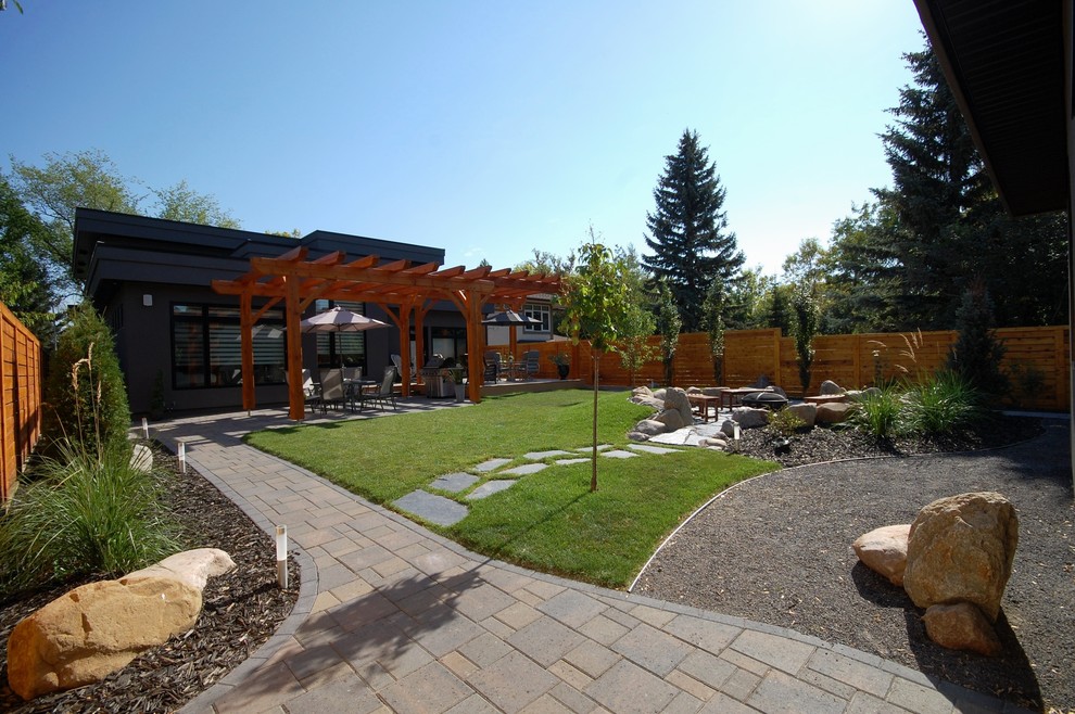 Bonnie Doon House 96 Modern Landscape Edmonton by Homes by Metro Houzz