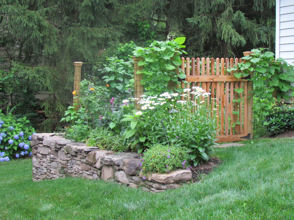 Boulder Ideas & Broken Blue Stone Path Traditional Landscape New