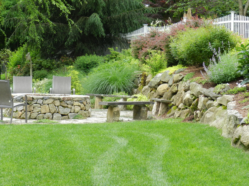 Réalisation d'un jardin tradition.